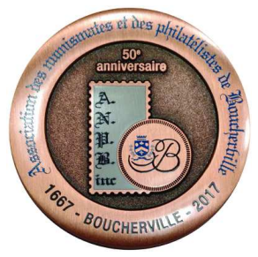 medaille Boucherville 350 revers